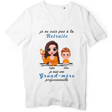 Charger l&#39;image dans la galerie, Retraite T shirt personnalisé, Fête des mères Cadeaux pour maman, Grand-mère, je ne suis pas à la retraite

