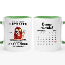 Charger l&#39;image dans la galerie, Retraite T shirt personnalisé, Fête des mères Cadeaux pour professionnelle maman, Grand-mère, je ne suis pas à la retraite
