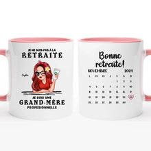 Charger l&#39;image dans la galerie, Retraite T shirt personnalisé, Fête des mères Cadeaux pour professionnelle maman, Grand-mère, je ne suis pas à la retraite
