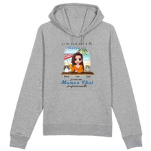 Charger l&#39;image dans la galerie, Retraite T-shirt personnalisé, Fête des mères Cadeaux pour  maman Chat, Plage, été, je ne suis pas à la retraite
