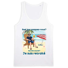 Charger l&#39;image dans la galerie, Date d&#39;anniversaire Mug Calendrier personnalisé, fête des pères Cadeaux pour Papa, Plage, été, Je suis retraité
