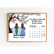Charger l&#39;image dans la galerie, Calendrier Bloc acrylique personnalisée Mémorial Sympathie Cadeau, commémorer le décès d&#39;un père, mère, grand-père, grand-mère
