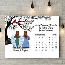 Charger l&#39;image dans la galerie, Calendrier Bloc acrylique personnalisée Mémorial Sympathie Cadeau, commémorer le décès d&#39;un père, mère, grand-père, grand-mère
