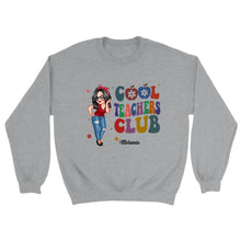 Charger l&#39;image dans la galerie, Enseignante Sweat-shirt personnalisée, Cadeaux pour la fête des enseignants, Club des profs cool
