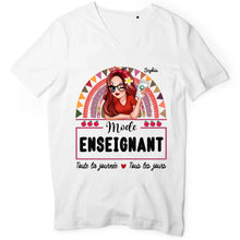 Charger l&#39;image dans la galerie, Enseignante Sweat-shirt personnalisée, Cadeaux pour la fête des enseignants, Mode enseignant toute la journée, tous les jours

