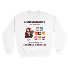 Charger l&#39;image dans la galerie, Enseignante Sweat-shirt personnalisée, Cadeaux pour la fête des enseignants, L’enseignement c’est mon truc
