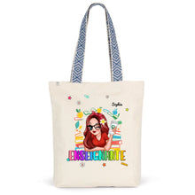 Charger l&#39;image dans la galerie, Enseignante Sac fourre-tout personnalisée, Tote bag Cadeaux pour la fête des enseignants, L&#39;été des enseignants
