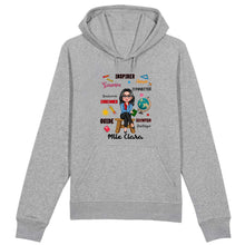 Charger l&#39;image dans la galerie, Enseignante Sac fourre-tout personnalisée, Tote bag Cadeaux pour la fête des enseignants, Enseigner Aimer Inspirer Connecter

