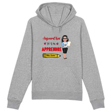 Charger l&#39;image dans la galerie, Enseignante Sac fourre-tout personnalisée, Tote bag Cadeaux pour la fête des enseignants, Aujourd’hui, tu vas apprendre
