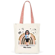 Charger l&#39;image dans la galerie, Enseignante Sac fourre-tout personnalisée, Tote bag Cadeaux pour la fête des enseignants, Enseignante de petits humains
