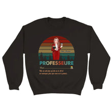 Charger l&#39;image dans la galerie, Professeure Sweat-shirt personnalisée, Cadeaux pour la fête des enseignants, Vintage
