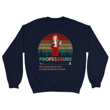 Charger l&#39;image dans la galerie, Professeure Sweat-shirt personnalisée, Cadeaux pour la fête des enseignants, Vintage
