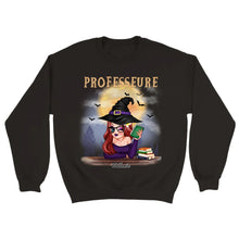 Charger l&#39;image dans la galerie, Professeure Sweat-shirt personnalisée, Cadeaux pour la fête des enseignants, Cadeau d&#39;Halloween pour l&#39;enseignante
