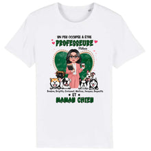 Charger l&#39;image dans la galerie, Professeure Sweat-shirt personnalisée, Cadeaux pour la fête des enseignants, Un peu occupée à être professeure et maman chien
