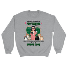 Charger l&#39;image dans la galerie, Professeure Sweat-shirt personnalisée, Cadeaux pour la fête des enseignants, Un peu occupée à être professeure et maman chat
