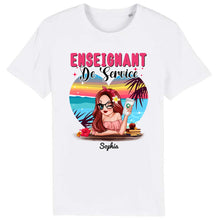 Charger l&#39;image dans la galerie, Enseignante Sac fourre-tout personnalisée, Tote bag Cadeaux pour la fête des enseignants, Enseignant de service
