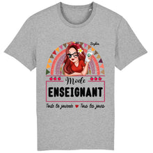 Charger l&#39;image dans la galerie, Sac fourre-tout personnalisée, Tote bag Cadeaux pour la fête des enseignants, Mode enseignant toute la journée, tous les jours
