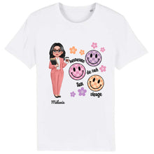 Charger l&#39;image dans la galerie, Professeure Sweat-shirt personnalisée, Cadeaux pour la fête des enseignants, Heureuse de voir ton visage
