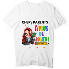 Charger l&#39;image dans la galerie, Enseignante Sweat-shirt personnalisée, Cadeaux pour la fête des enseignants, Chers Parents, À vous de jouer !
