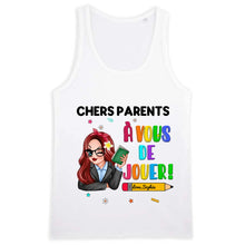 Charger l&#39;image dans la galerie, Enseignante Sweat-shirt personnalisée, Cadeaux pour la fête des enseignants, Chers Parents, À vous de jouer !
