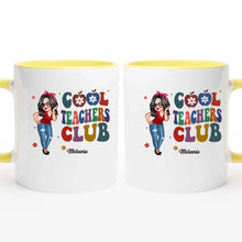 Charger l&#39;image dans la galerie, Enseignante Sac fourre-tout personnalisée, Tote bag Cadeaux pour la fête des enseignants, Club des profs cool
