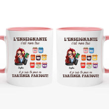 Charger l&#39;image dans la galerie, Enseignante Sac fourre-tout personnalisée, Tote bag Cadeaux pour la fête des enseignants, L’enseignement c’est mon truc
