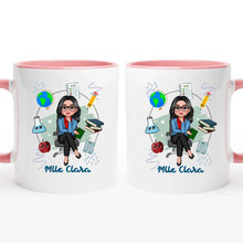 Charger l&#39;image dans la galerie, Enseignante Sac fourre-tout personnalisée, Tote bag Cadeaux pour la fête des enseignants, Les choses de l&#39;enseignant
