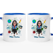 Charger l&#39;image dans la galerie, Enseignante Sac fourre-tout personnalisée, Tote bag Cadeaux pour la fête des enseignants, Les choses de l&#39;enseignant
