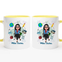 Charger l&#39;image dans la galerie, Enseignante Sac fourre-tout personnalisée, Tote bag Cadeaux pour la fête des enseignants, Les choses de l&#39;enseignant
