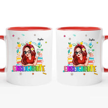 Charger l&#39;image dans la galerie, Enseignante Sac fourre-tout personnalisée, Tote bag Cadeaux pour la fête des enseignants, L&#39;été des enseignants
