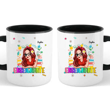 Charger l&#39;image dans la galerie, Enseignante Sac fourre-tout personnalisée, Tote bag Cadeaux pour la fête des enseignants, L&#39;été des enseignants
