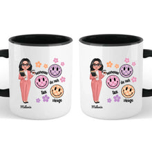 Charger l&#39;image dans la galerie, Professeure Tasse de voyage personnalisée, Gobelet Cadeaux pour enseignants, Heureuse de voir ton visage
