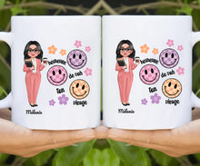 Charger l&#39;image dans la galerie, Professeure Tasse de voyage personnalisée, Gobelet Cadeaux pour enseignants, Heureuse de voir ton visage
