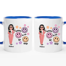 Charger l&#39;image dans la galerie, Professeure Tasse de voyage personnalisée, Gobelet Cadeaux pour enseignants, Heureuse de voir ton visage
