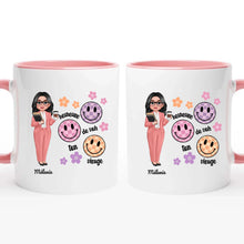 Charger l&#39;image dans la galerie, Professeure Tasse de voyage personnalisée, Gobelet Cadeaux pour enseignants, Heureuse de voir ton visage
