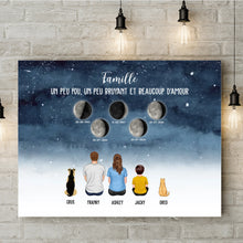 Charger l&#39;image dans la galerie, Phase de Lune Gobelet personnalisé, Tumbler Saint-Valentin Cadeaux pour couple,  Famille, chien, chat
