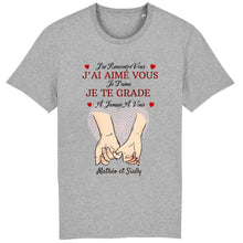 Charger l&#39;image dans la galerie, Date d&#39;anniversaire Tasse de voyage personnalisé, Saint-Valentin Cadeaux pour couple, Couple main dans la main
