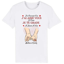 Charger l&#39;image dans la galerie, Date d&#39;anniversaire Tasse de voyage personnalisé, Saint-Valentin Cadeaux pour couple, Couple main dans la main
