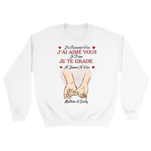 Charger l&#39;image dans la galerie, Date d&#39;anniversaire Tasse de voyage personnalisé, Saint-Valentin Cadeaux pour couple, Couple main dans la main
