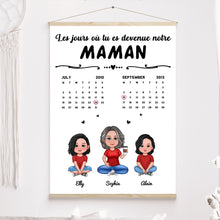 Charger l&#39;image dans la galerie, Date d&#39;anniversaire Tasse de voyage personnalisée, Tumbler cadeau fête des mères, Le jour où tu es devenue ma maman
