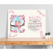Charger l&#39;image dans la galerie, Gobelet personnalisée noms, Tumbler cadeau pour fille, mère et fille, À ma fille il estail une fois
