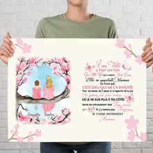 Charger l&#39;image dans la galerie, Gobelet personnalisée noms, Tumbler cadeau pour fille, mère et fille, À ma fille il estail une fois
