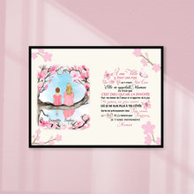 Charger l&#39;image dans la galerie, Gobelet personnalisée noms, Tumbler cadeau pour fille, mère et fille, À ma fille il estail une fois
