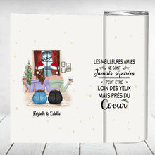 Charger l&#39;image dans la galerie, Gobelet personnalisée noms, Tumbler cadeau pour amie, Sœur, Les Meilleures Amies Ne Sont Jamais Séparées

