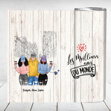 Charger l&#39;image dans la galerie, Gobelet personnalisée noms, Tumbler cadeau pour amies, Sœurs, Jusqu&#39;à 2 filles, Meilleures Amis Du Monde
