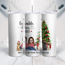 Charger l&#39;image dans la galerie, Gobelet personnalisée pour amoureux des chiens, Tumbler cadeaux significatifs pour mari et femme, maman et papa chien
