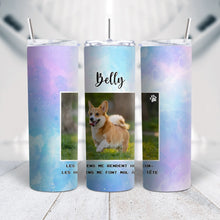 Charger l&#39;image dans la galerie, Gobelet personnalisé, cadeau pour les amoureux des chiens, Tumbler photo personnalisée de votre chien
