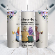 Charger l&#39;image dans la galerie, Jusqu&#39;à 5 amis, Gobelet personnalisée, Joyeux anniversaire au meilleur ami, Tumbler Cadeau pour les amis
