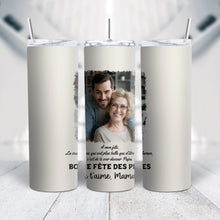 Charger l&#39;image dans la galerie, Gobelet personnalisé, cadeau pour fête des pères, Tumbler photo personnalisée À mon fils de la part de maman
