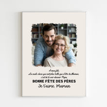 Charger l&#39;image dans la galerie, Gobelet personnalisé, cadeau pour fête des pères, Tumbler photo personnalisée À mon fils de la part de maman
